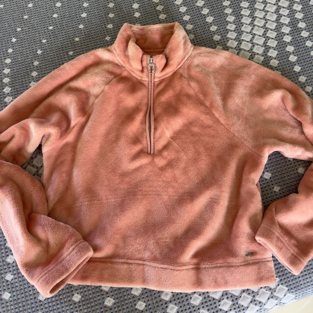 Hollister Soft Pink Fleece Jacket